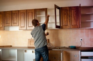 Cabinet refinishing by Empire Painting LLC